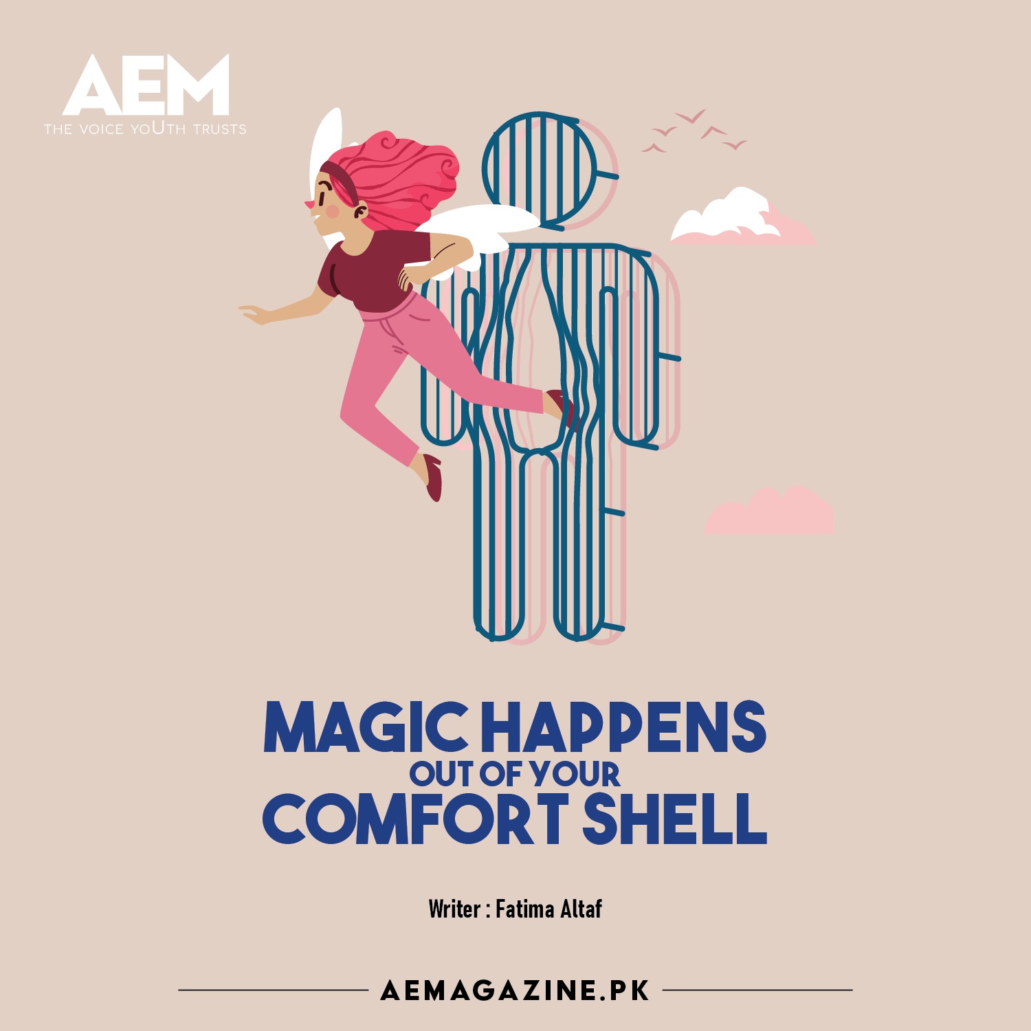Magic Happens Out of Your Comfort Shell