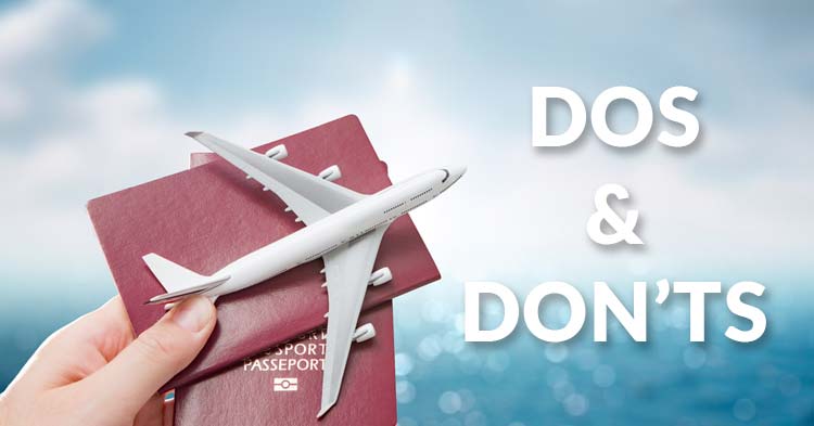 The Dos and Don'ts of Air Travel