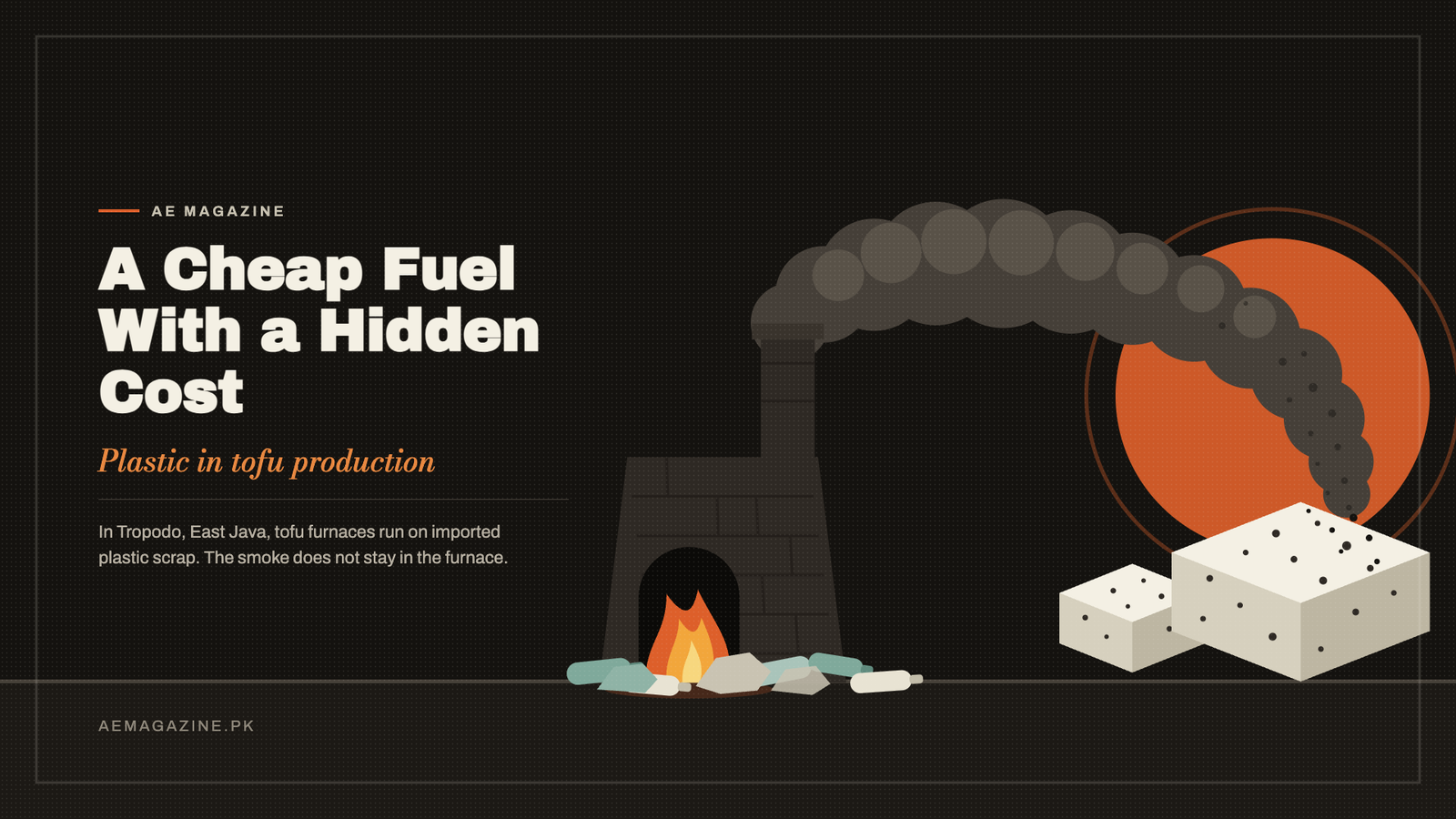 A Cheap Fuel With a Hidden Cost: Plastic in Tofu Production