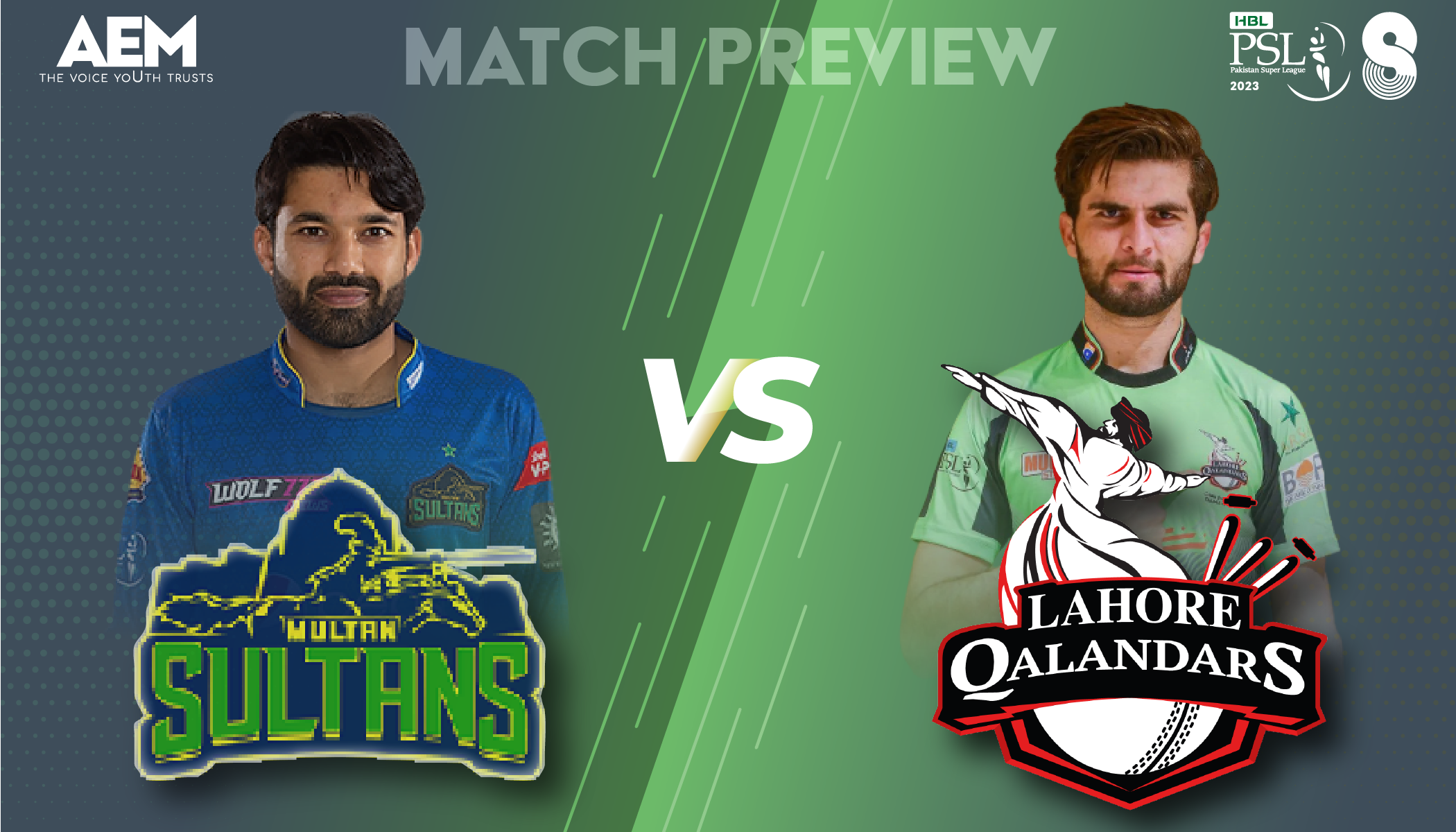 Match Preview of Multan Sultan VS Lahore Qalanadars